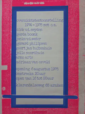 Geert Jan Buitenhuis - Tentoonstelling K 74. Klarendal Arnhem. kopen? Bied vanaf 49!