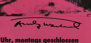 Andy Warhol - Handgesigneerd affiche The Star Kestner-Gesellschaft - Ingelijst (Groot) kopen? Bied vanaf 1!