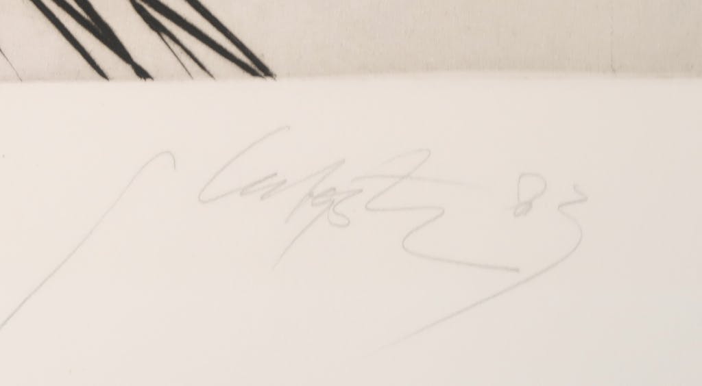 Ger Lataster - Ger Lataster: Droge naald en aquatint, Zonder titel kopen? Bied vanaf 40!