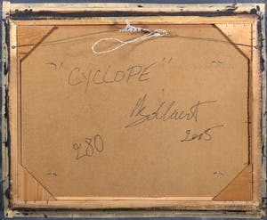 Jan Bollaert - Gemengde techniek op papier, Cyclope - Ingelijst kopen? Bied vanaf 50!