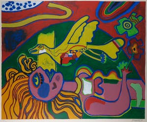 Corneille - Zeefdruk, Une beautée consultive - Ingelijst (Groot) kopen? Bied vanaf 500!