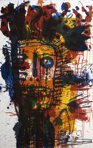 Rik van Iersel - Kleurenlitho STORYTELLER Handgesigneerd. verkocht voor € 45!