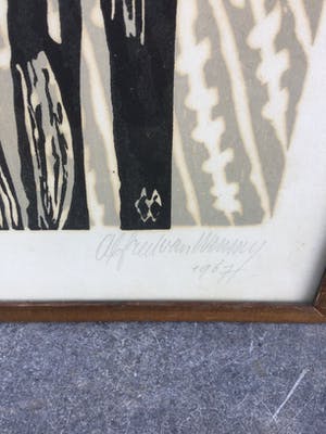 Alfred van Werven - C5091-11, Het oog gericht op de toekomst kopen? Bied vanaf 25!