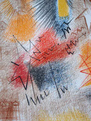 AcheterAndre Masson - Sterren en gezichten - 1972 - Originele litho? Enchérissez de 120!