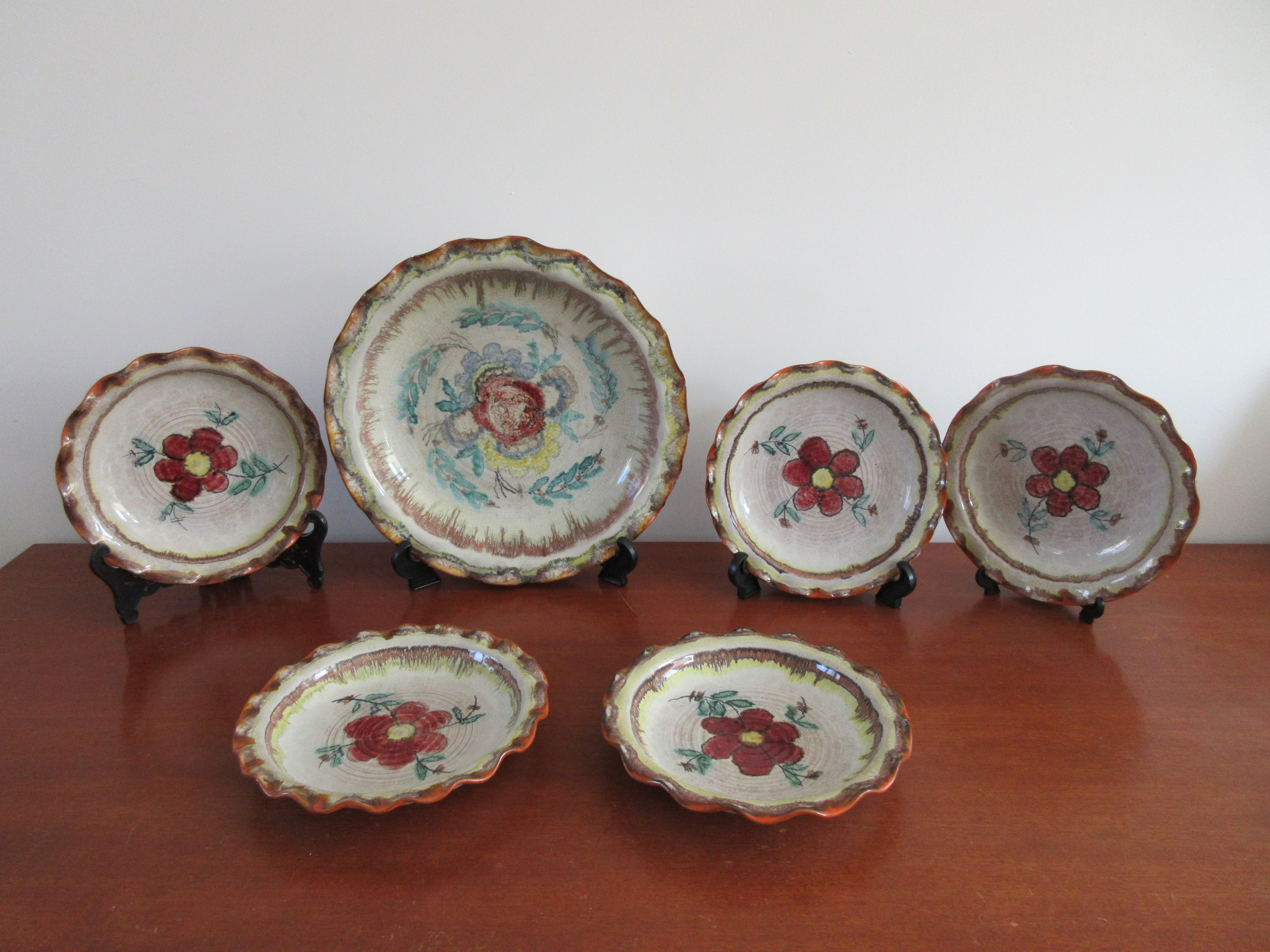 Dumbler & Breiden - Set van zes art deco borden model 420 I & IV kopen? Bied vanaf 1!