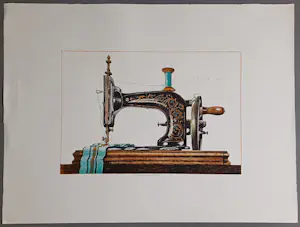 Herman Berserik - Naaimachine - gesigneerde litho kopen? Bied vanaf 79!