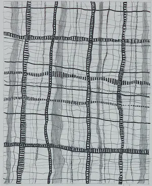 Helen Nieuwendijk - Gemengde techniek op papier, Zonder titel - Ingelijst kopen? Bied vanaf 40!