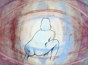 Niet of onleesbaar gesigneerd - Aquarel en inkt, Kijk in de pot I en II - Ingelijst (gesigneerd Horstacker) kopen? Bied vanaf 10!