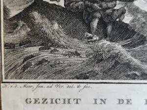 Noach van der Meer - Gezicht in de koekoek, bij Kampen, in de overstrooming, den 15den November 1775 kopen? Bied vanaf 50!