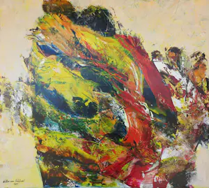 Willem van Scheijndel - Acryl op doek, Binding - Ingelijst kopen? Bied vanaf 600!