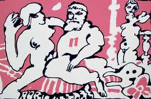 Lucebert - Zeefdruk verkocht voor € 225!