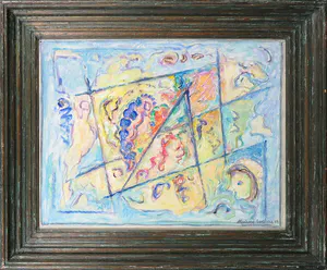 Meinert Volkers - Olieverf op doek, Shamir - Ingelijst kopen? Bied vanaf 1!