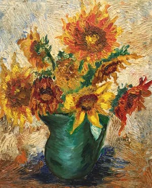 Niet of onleesbaar gesigneerd - c2778, zomer 1966, zonnebloemen kopen? Bied vanaf 10!