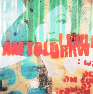 Karin Vermeer - Gemengde techniek op doek, Ava Gardner VI (Groot) kopen? Bied vanaf 40!