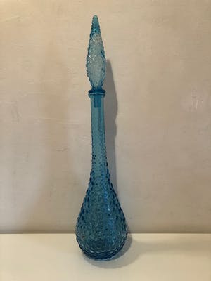 Empoli Glas - Blue Bubble Empoli Genie karaf kopen? Bied vanaf 20!