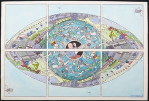 Cees Heuvel - Stifttekening, Zonder titel kopen? Bied vanaf 40!