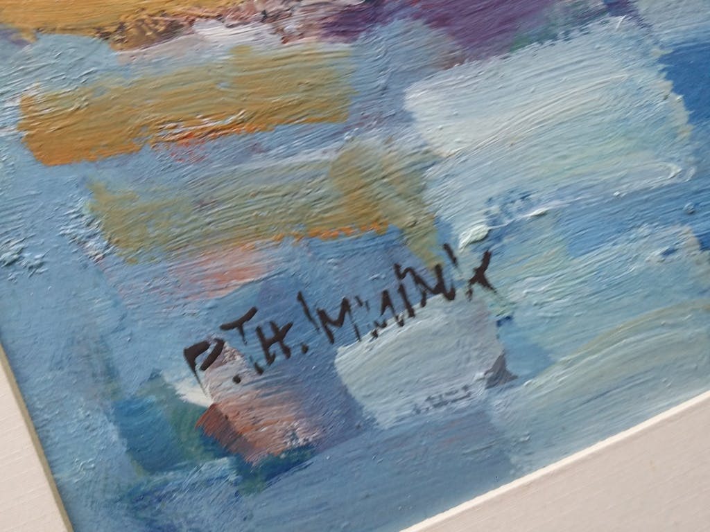 Bob Immink - Bob Immink. Olieverf op doek. Haven in Zuid-Europa. kopen? Bied vanaf 129!