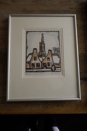 Toon Tieland - Litho - zalig kerstfeest gezond 1996 kopen? Bied vanaf 50!