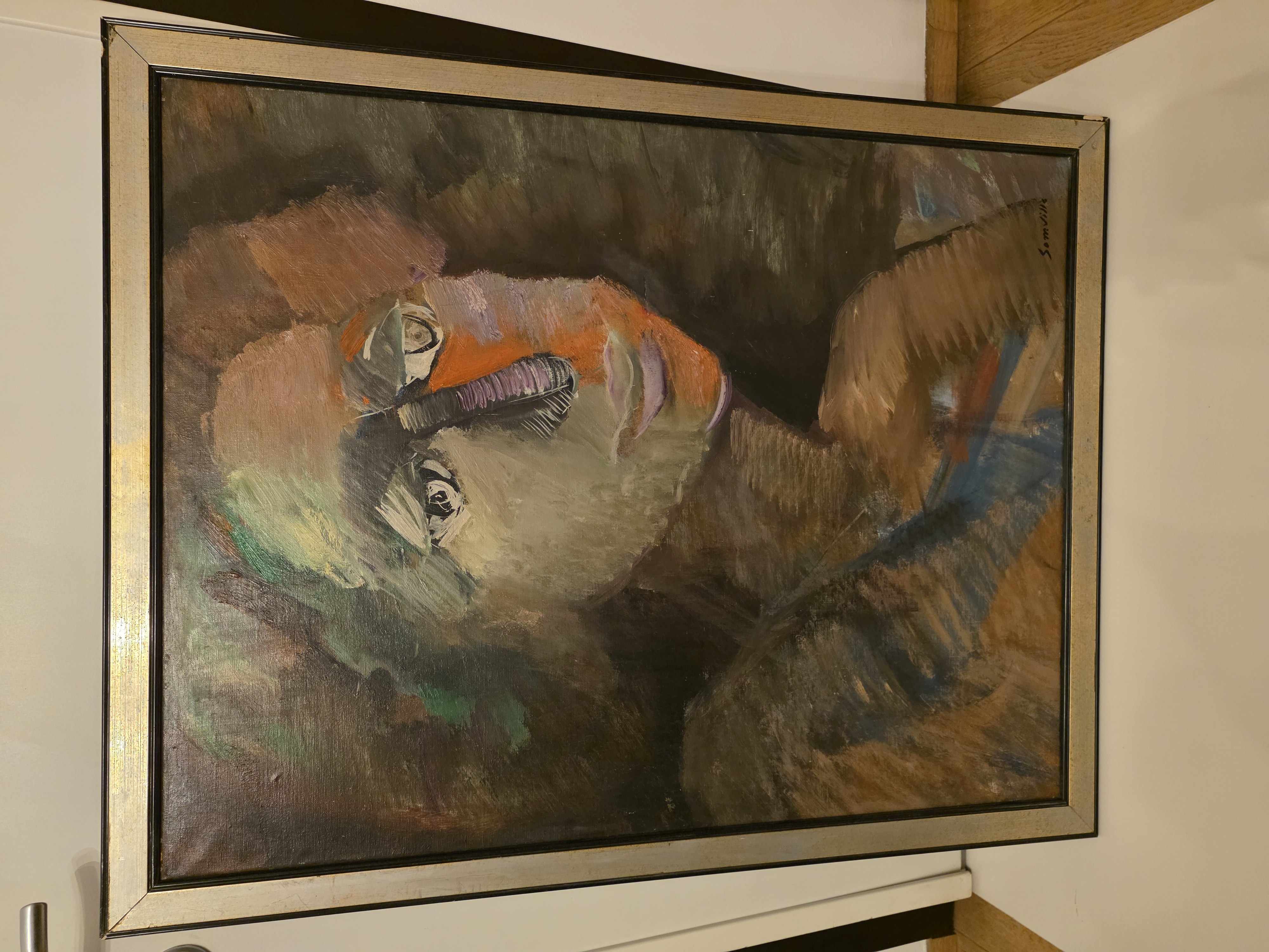 AcheterRoger Somville - – Expressionistisch vrouwenportret – Olieverf op d...? Enchérissez de 500!