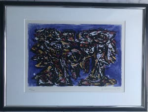 Theo Wolvecamp - Abstracte voorstelling kopen? Bied vanaf 275!