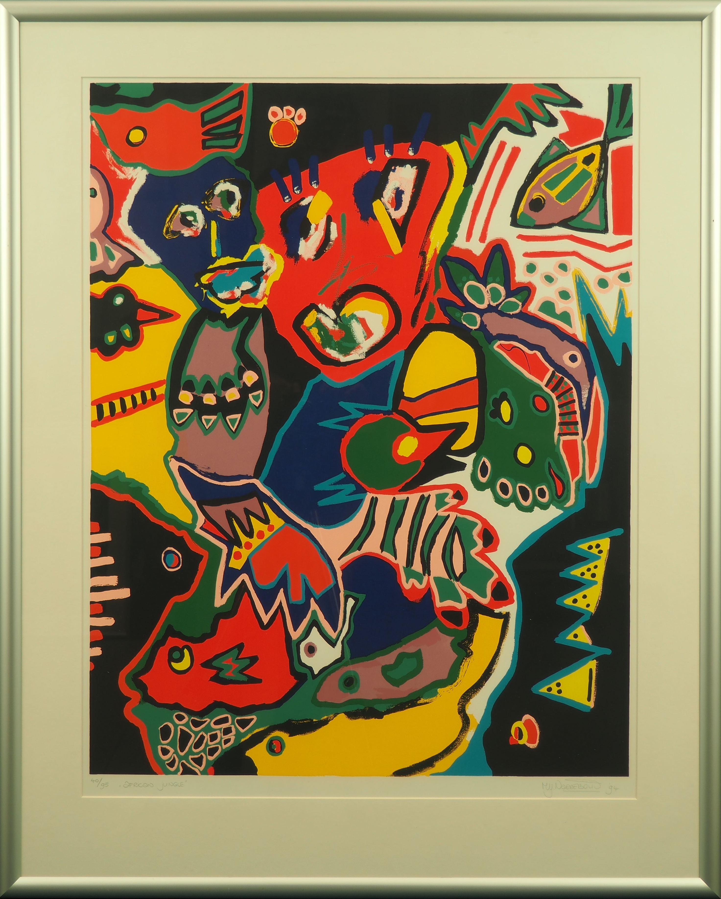 Marianne Naerebout - African Jungle verkocht voor € 125!