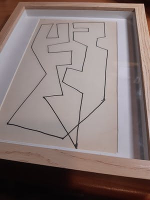Siep van den Berg - Abstracte compositie kopen? Bied vanaf 1!