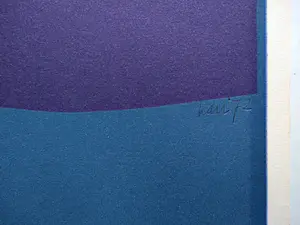 Harr Scheffer - Avondlandschap - linosnede - ingelijst kopen? Bied vanaf 95!