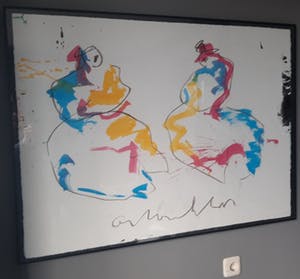 Anton Heyboer - MOOI GROOT ORIGINEEL WERK. kopen? Bied vanaf 299!