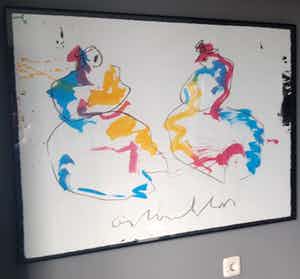 Anton Heyboer - MOOI GROOT ORIGINEEL WERK. verkocht voor € 299!