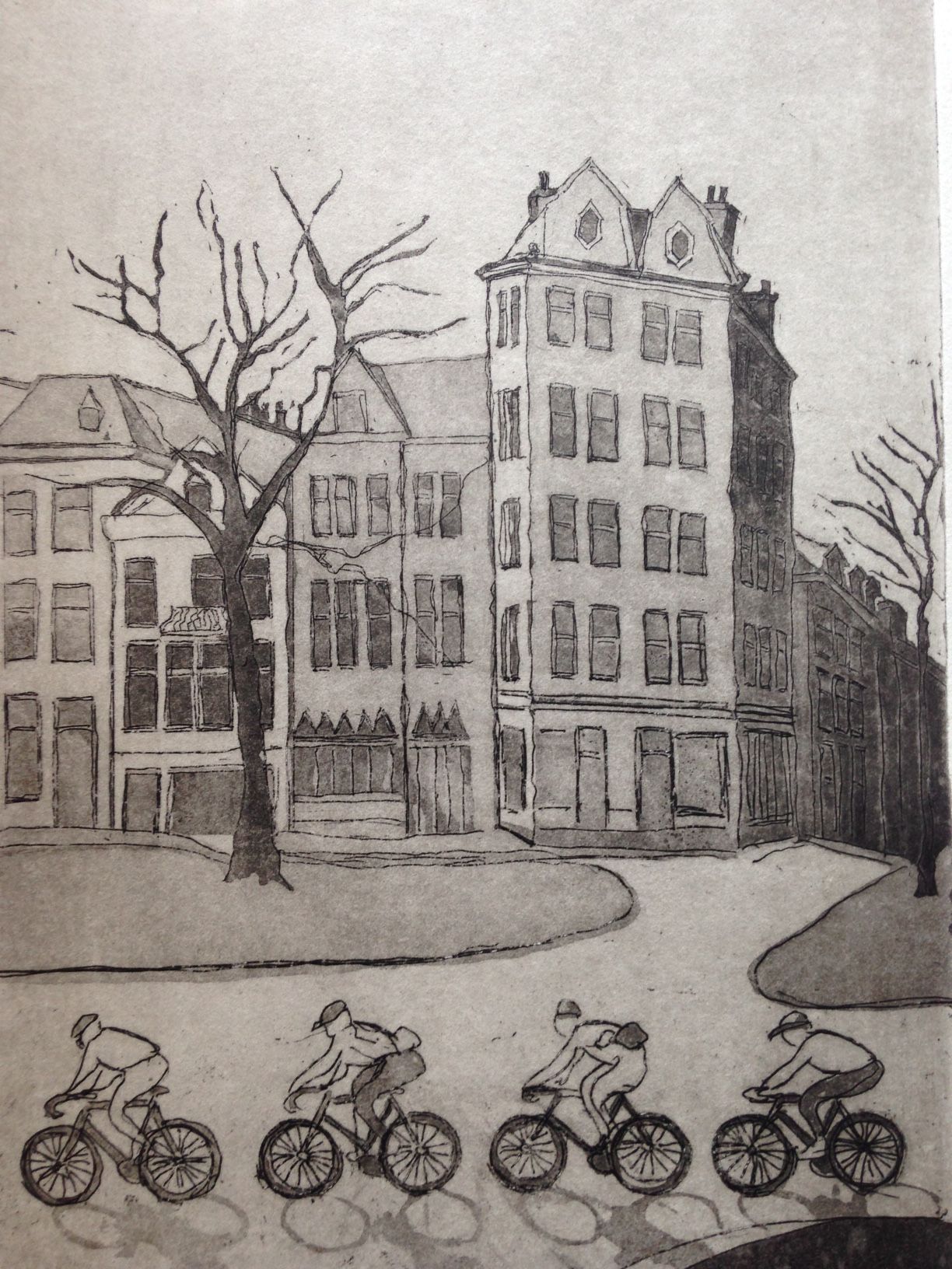 Niet of onleesbaar gesigneerd - Lou van Aart - Anna Paulownaplein, Den Haag  kopen? Bied vanaf 1!