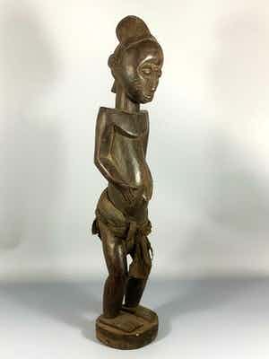 Igbo - 181214 - Large Old Nice Tribal used African Igbo figure - Nigeria verkocht voor € 145!