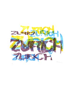 Pol Bury - Zurich - Handgesigneerde lithografie verkocht voor € 75!