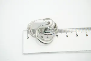 4- Chique 14Krt wit- gouden Broche / Speld - met diamant (achtkantje) kopen? Bied vanaf 190!