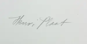 Henri Plaat - Aquarel, Kleurenproef kopen? Bied vanaf 70!