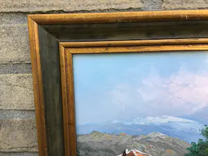 Niet of onleesbaar gesigneerd - Mediterraan landschap kopen? Bied vanaf 1!