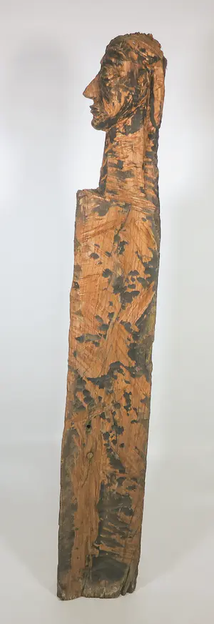 Hans Veneman - Houten sculptuur, Figuur (Groot!) kopen? Bied vanaf 500!
