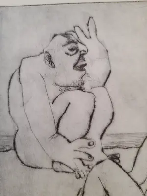 Simon P. Schrieber - Radierung mit persönlicher Widmung, 1992 kopen? Bied vanaf 5!