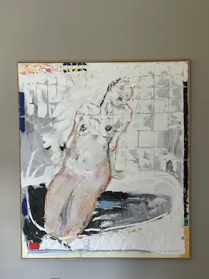 Paul de Lussanet - Naakte vrouw geleund tegen bad kopen? Bied vanaf 899!