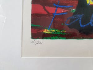 Corneille - Falstaff (heldere kleurenzeefdruk in fraaie lijst) kopen? Bied vanaf 1!