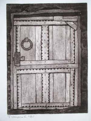 Frans Verpoorten - gesigneerde ets verkocht voor € 35!