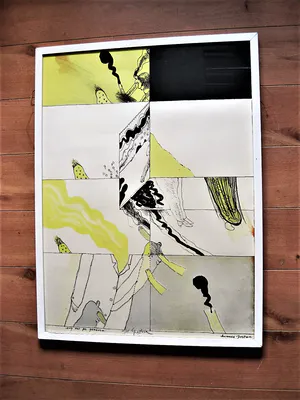 Hannes Postma - GROTE handgekleurde ETS - kleine oplage (35) - Lay out for Pandora - gesigneerd kopen? Bied vanaf 32!