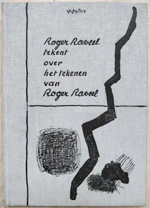 Roger Raveel - Roger Raveel tekent over het tekenen van Roger Raveel, handgesigneerd boek kopen? Bied vanaf 195!
