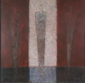 Geert de Bruijn - Gemengde techniek op doek, Zonder titel - Ingelijst kopen? Bied vanaf 100!