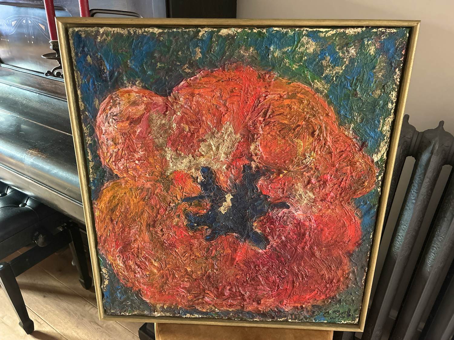 Buy Ron van den Bosch - Bloem met goud? Bid from 300!