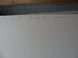 Iet van Es - Titel. Abstract 4. kopen? Bied vanaf 35!