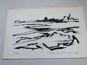 Frank Dekkers - Litho Aan de Rivier en boeken (2): Aan de Rivier + Rivierlandschappen kopen? Bied vanaf 50!