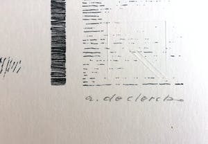 Antoon de Clerck - Stoel + Zittend figuur kopen? Bied vanaf 35!