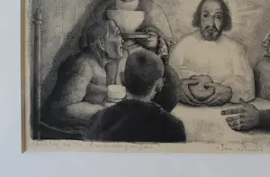 Jan Strube - "Christus en de Emausgangers" No. 9 kopen? Bied vanaf 85!