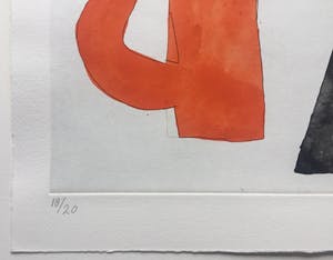 Klaas Gubbels - ets met aquarel ingekleurd ‘Soestdijk’ - 2014 kopen? Bied vanaf 275!