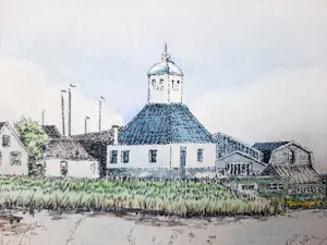 Rob Verf - tekening / aquarel Durgerdam - ingelijst - 25620 kopen? Bied vanaf 85!